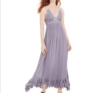 Free People Adella Maxi dress sz M slate